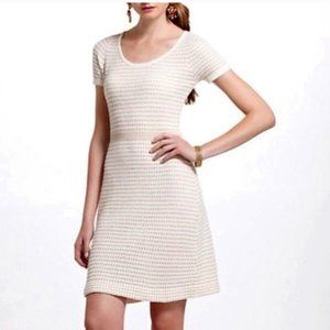 Anthropologie Sparrow Gilt Grid Dress